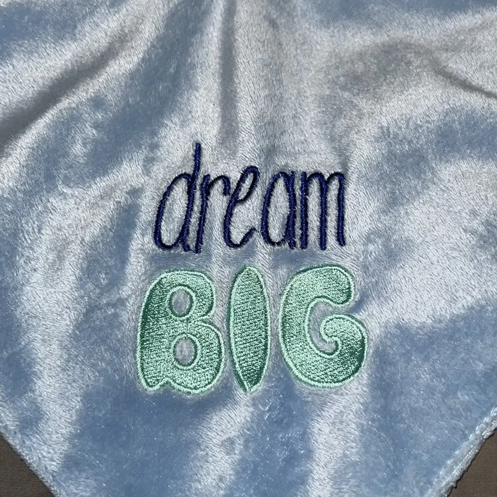 Baby Starters Dream Big Giraffe Security Blanket Lovey Plush Toy Blue‎ Green